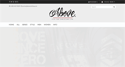 Desktop Screenshot of aboveclothing.com