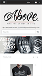 Mobile Screenshot of aboveclothing.com